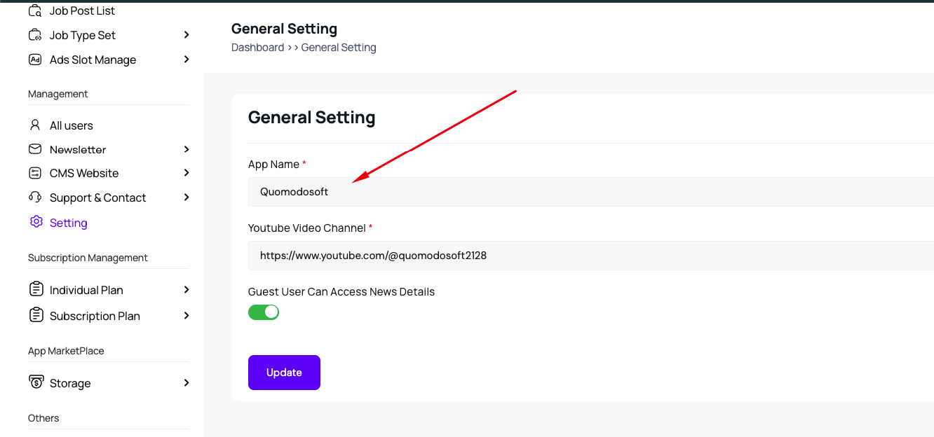 Documentation Screenshot